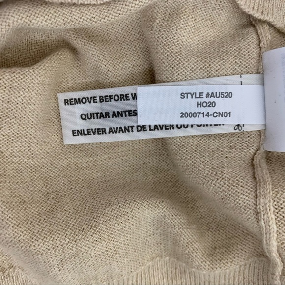 J Crew Crewneck Cotton Cashmere Pullover Sweater in Natural - Picture 9 of 13